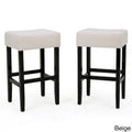 Tabourets de bar rembourrés en tissu, lot de 2