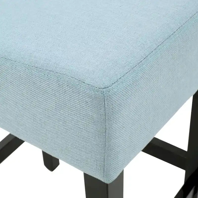 Tabourets de bar rembourrés en tissu, lot de 2