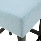 Tabourets de bar rembourrés en tissu, lot de 2