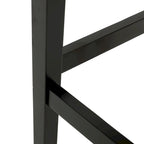 Tabourets de bar rembourrés en tissu, lot de 2