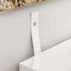 Commode de rangement brillante à 5 tiroirs avec plateau spacieux de 31,5 po à DEL