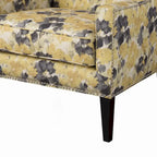 Fauteuil d'appoint à oreilles à motifs floraux