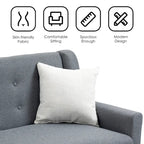 Canapé Loveseat Moderne Capitonnée – Revêtement en Lin