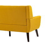 Canapé Loveseat Moderne Capitonnée – Revêtement en Lin