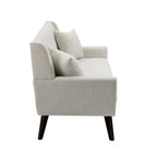 Canapé Loveseat Moderne Capitonnée – Revêtement en Lin