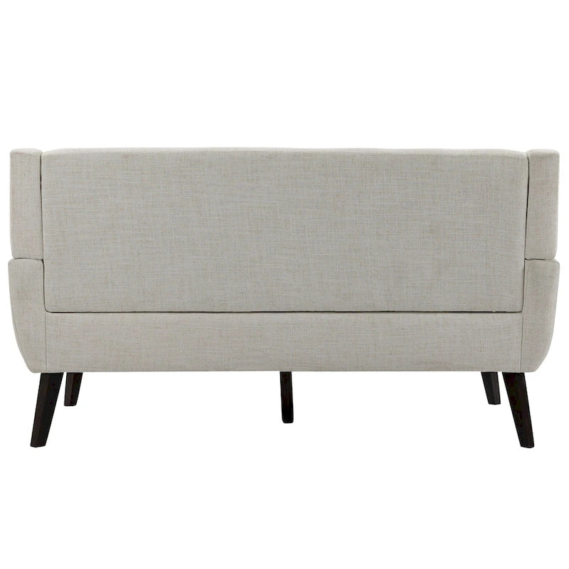 Canapé Loveseat Moderne Capitonnée – Revêtement en Lin