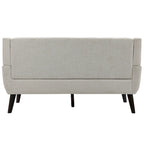 Canapé Loveseat Moderne Capitonnée – Revêtement en Lin