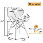 Fauteuil d'appoint moderne du milieu du siècle
