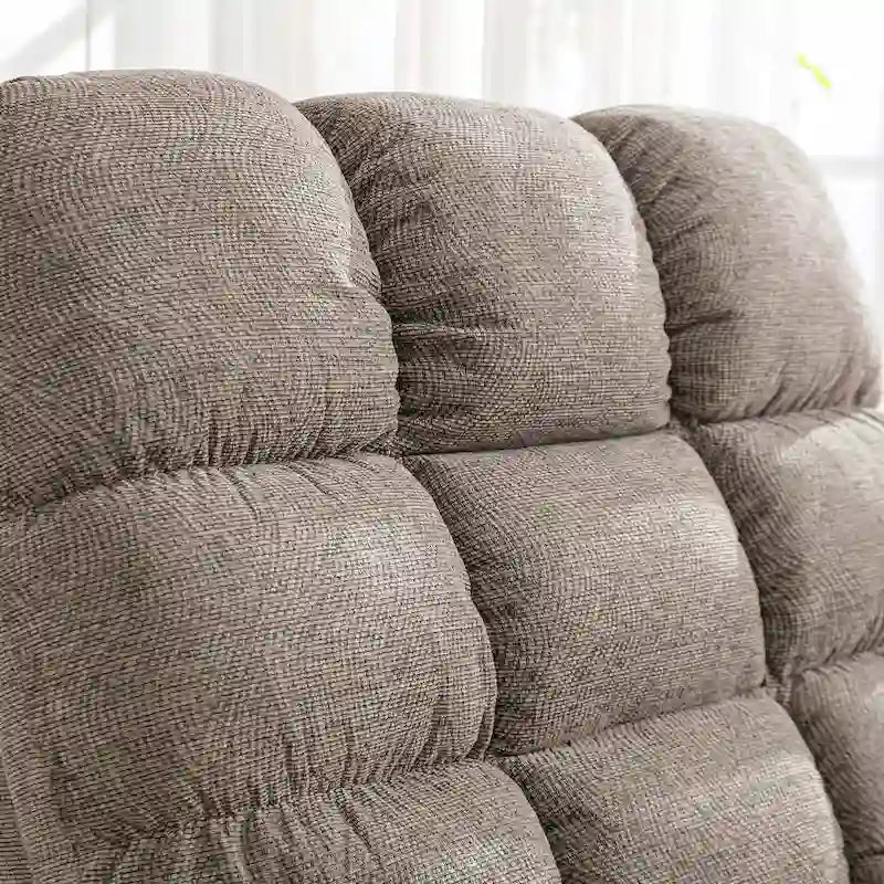 Fauteuil inclinable, pivotant et basculant de grande taille avec fonction massage