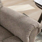 Fauteuil inclinable, pivotant et basculant de grande taille avec fonction massage