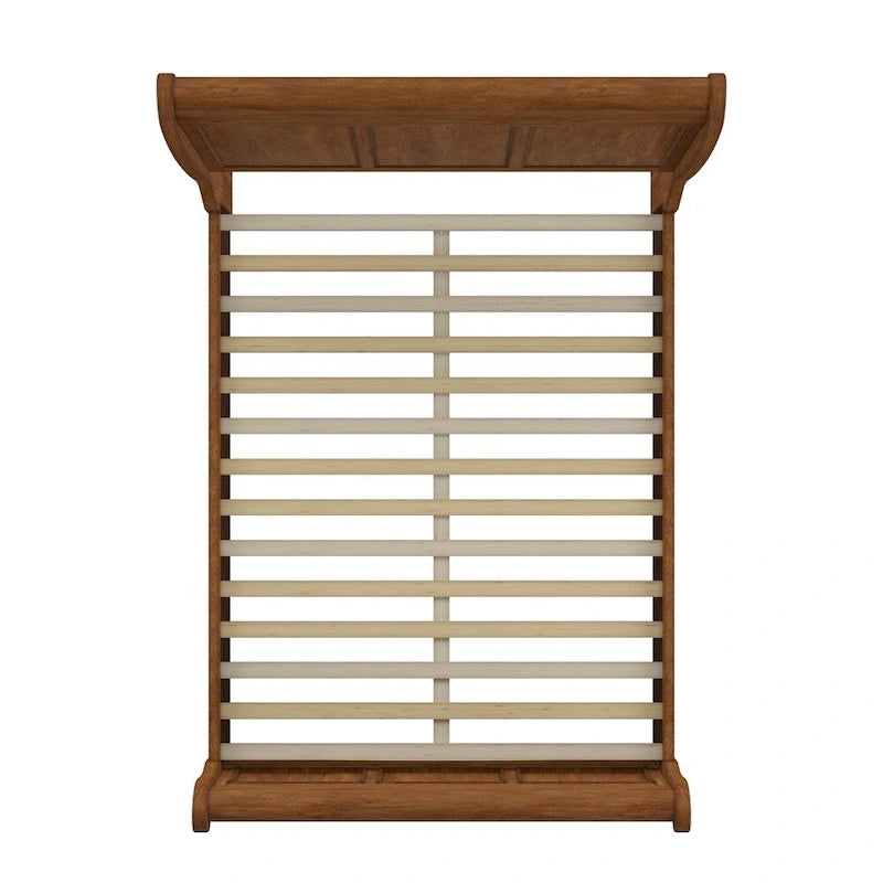 Lit plateforme de rangement traîneau en bois grand format