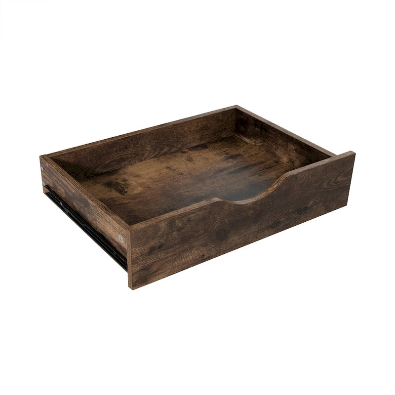 Commode en bois à 9 tiroirs avec tiroirs à glissement fluide