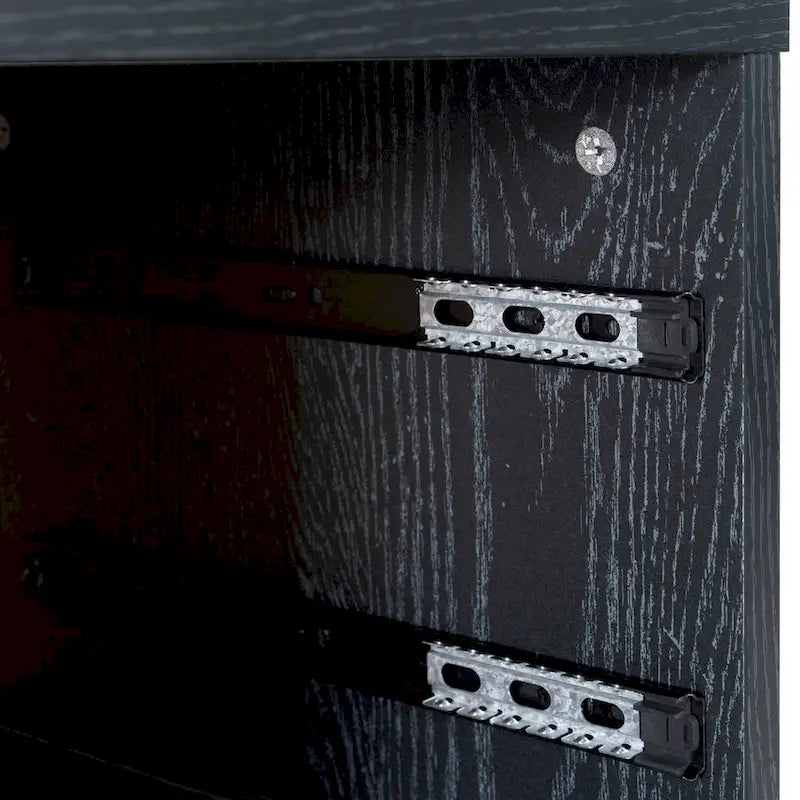 Commode en bois à 9 tiroirs avec tiroirs à glissement fluide