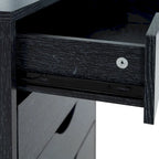 Commode en bois à 9 tiroirs avec tiroirs à glissement fluide