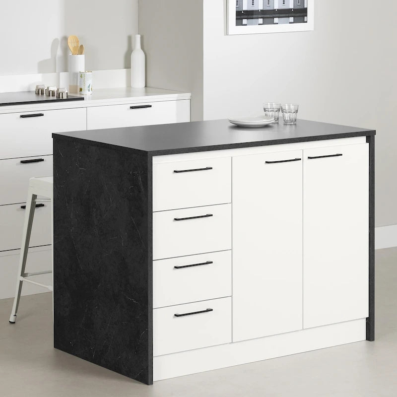 Îlot de cuisine Myro avec rangement