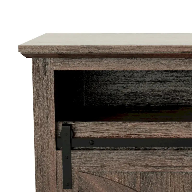 Meuble TV de 68 pouces avec insert de cheminée électrique de 23 pouces