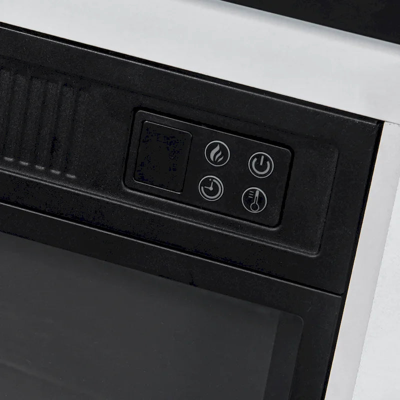 Meuble TV de 68 pouces avec insert de cheminée électrique de 23 pouces