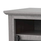Meuble TV de 68 pouces avec insert de cheminée électrique de 23 pouces