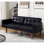 Canapé-lit futon convertible avec coussin en mousse à mémoire de forme