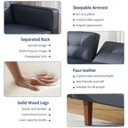 Canapé-lit futon convertible avec coussin en mousse à mémoire de forme
