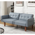 Canapé-lit futon convertible avec coussin en mousse à mémoire de forme