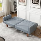 Canapé-lit futon convertible avec coussin en mousse à mémoire de forme