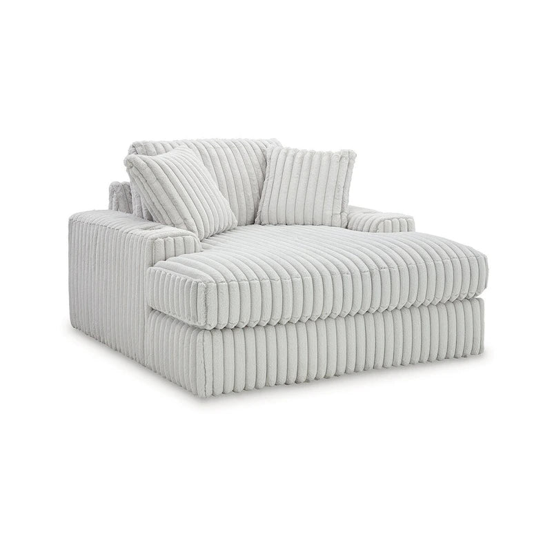Chaise longue surdimensionnée avec porte-gobelets et chargement USB - 64 L x 68 P x 41 H
