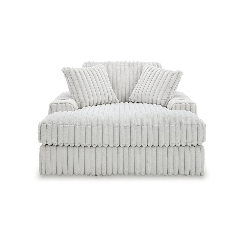 Chaise longue surdimensionnée avec porte-gobelets et chargement USB - 64 L x 68 P x 41 H