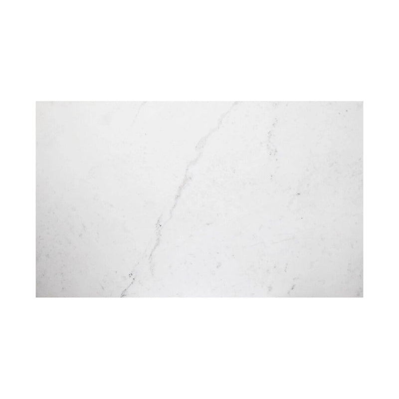 Console moderne en marbre blanc - 42 L x 30 H x 14 P