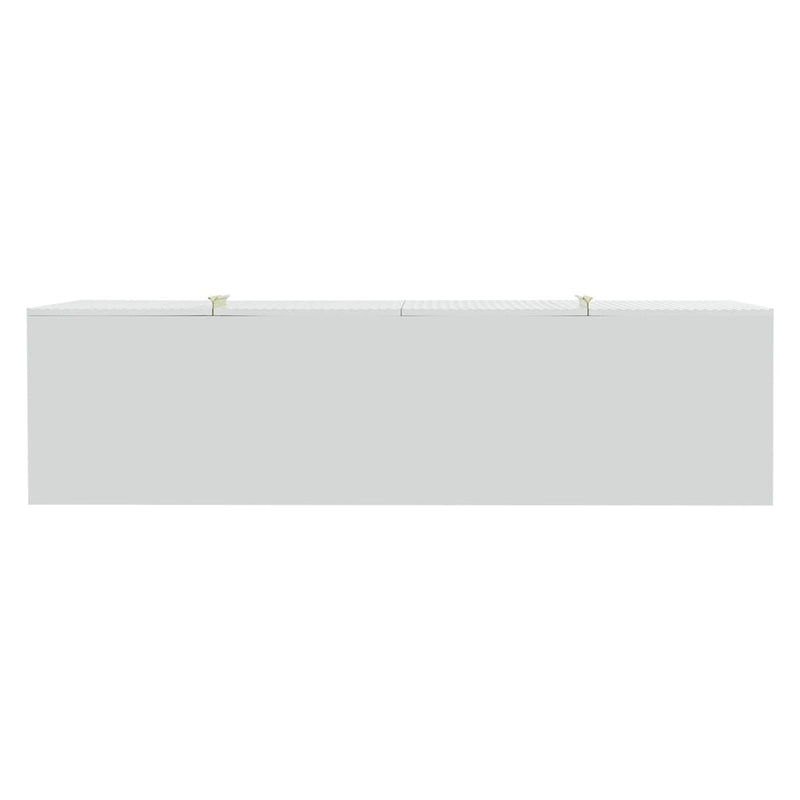 Buffet enfilade à 4 portes avec poignées métalliques - 152,4 L x 38,6 l x 78,5 H cm