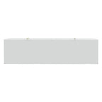 Buffet enfilade à 4 portes avec poignées métalliques - 152,4 L x 38,6 l x 78,5 H cm