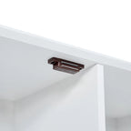 Meuble de rangement de salle de bain autoportant avec portes et tiroirs