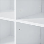 Meuble de rangement de salle de bain autoportant avec portes et tiroirs